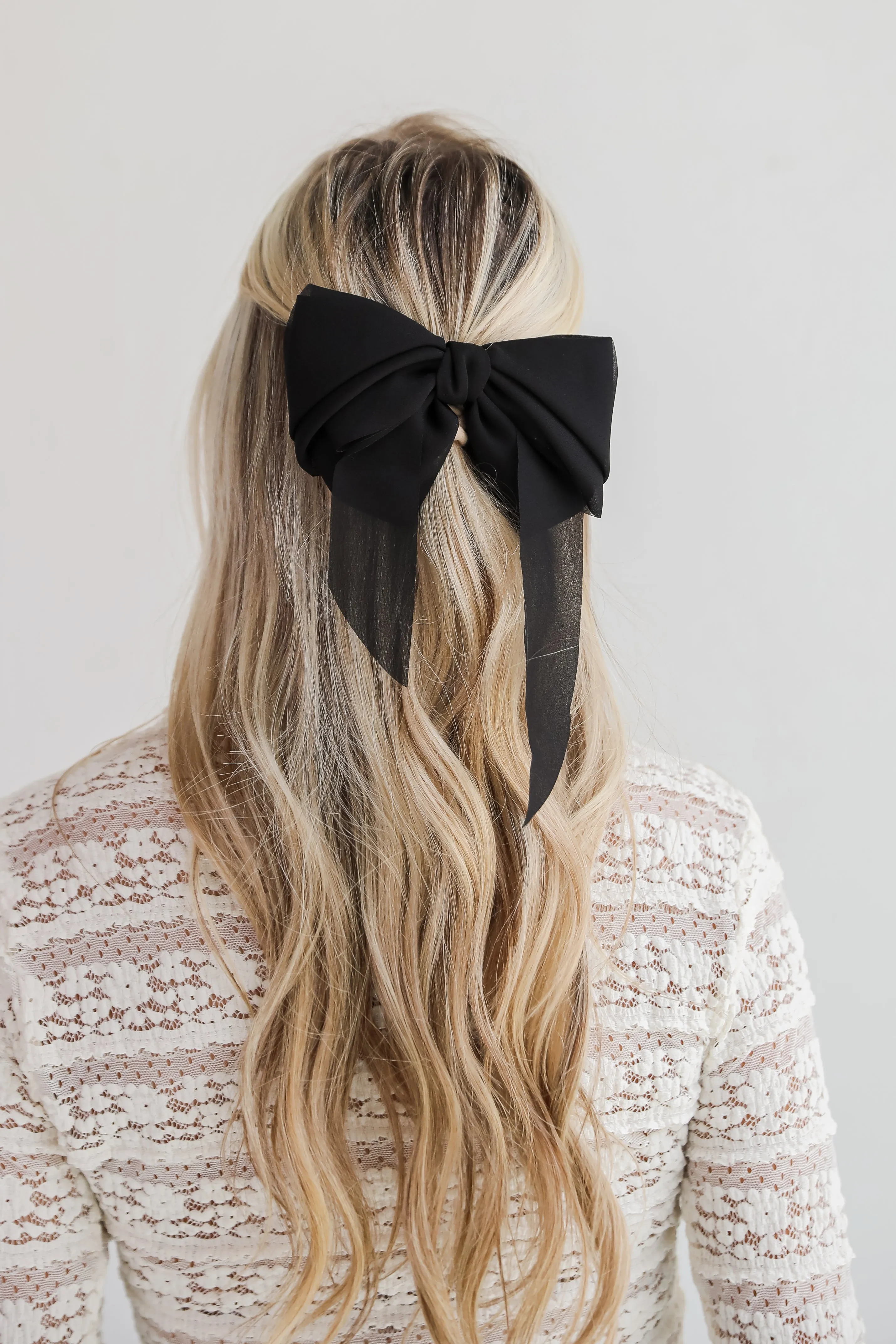 FINAL SALE - Luxe Poise Bow Hair Clip