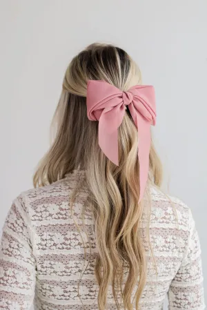 FINAL SALE - Luxe Poise Bow Hair Clip
