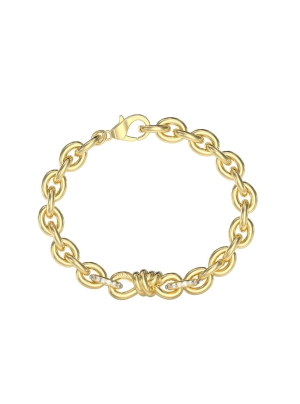 Gold Modern Love Knot Bracelet