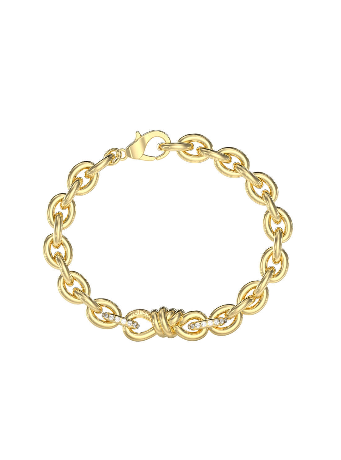 Gold Modern Love Knot Bracelet