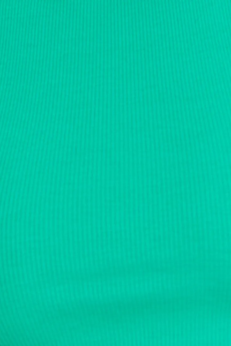 Green Crop Top