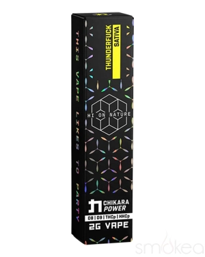 Hi On Nature 2g THCP   HHCP Chikara Power Vape - Thunderfuck