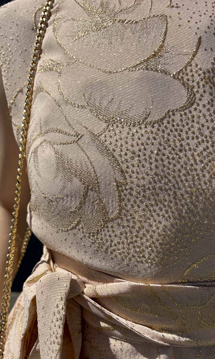hoss  Silk Laura Dress - Apricot Gold