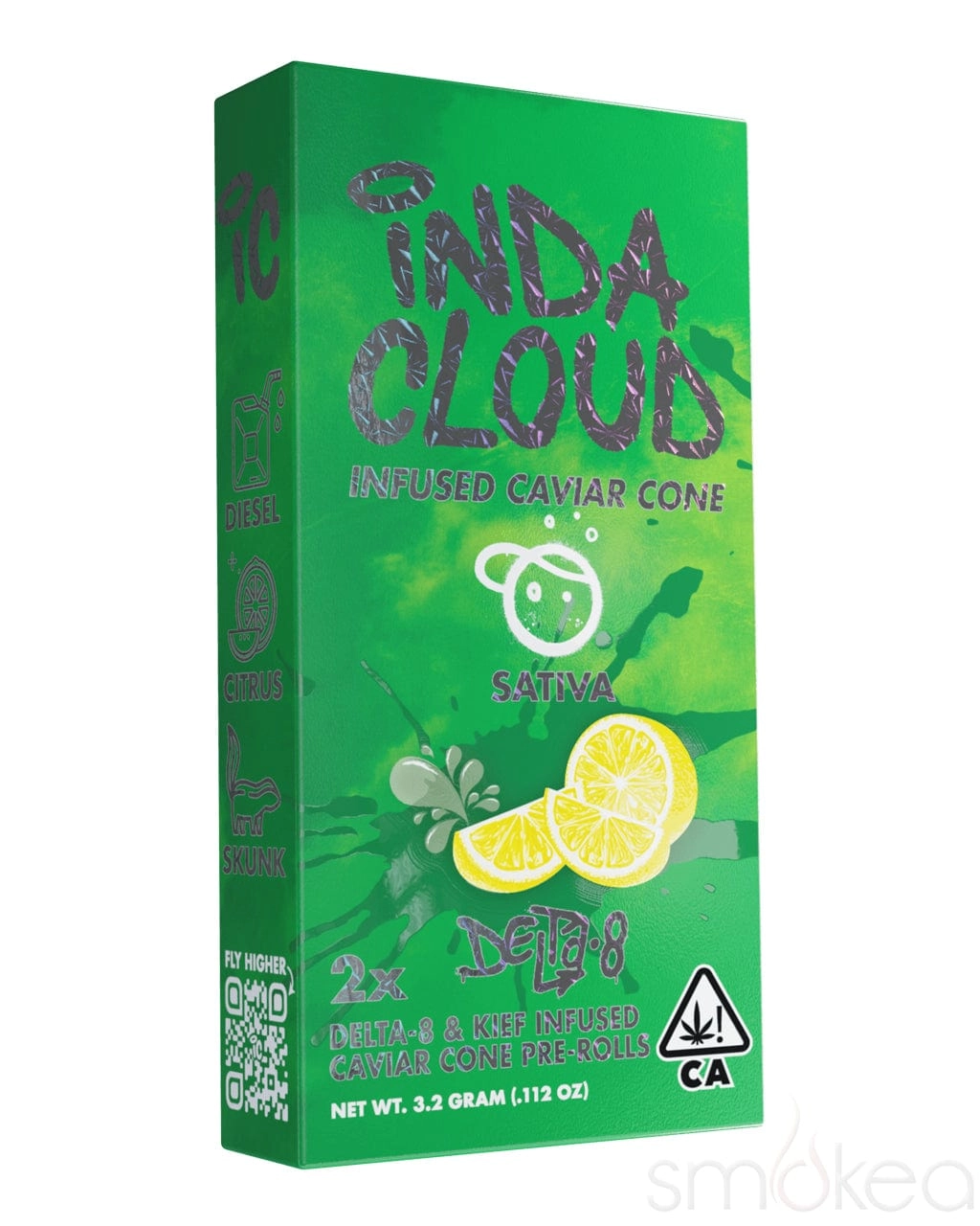 Indacloud King Size Delta 8 Caviar Pre-Rolls (2-Pack)