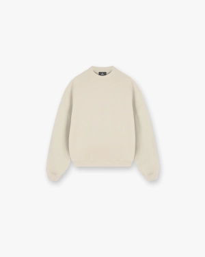 Initial V Notch Sweater - Storm