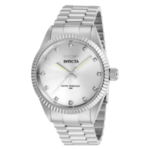 Invicta Men's Quartz Watch - Specialty Silver Tone Dial Bracelet | 29501