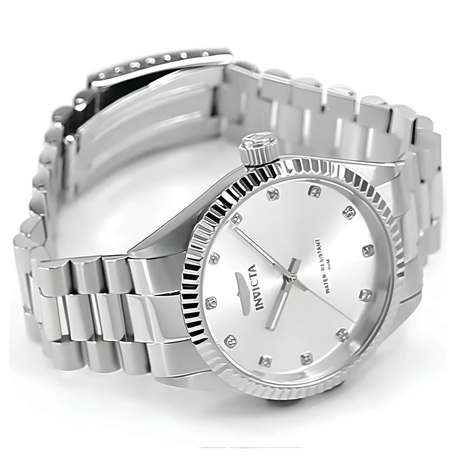 Invicta Men's Quartz Watch - Specialty Silver Tone Dial Bracelet | 29501