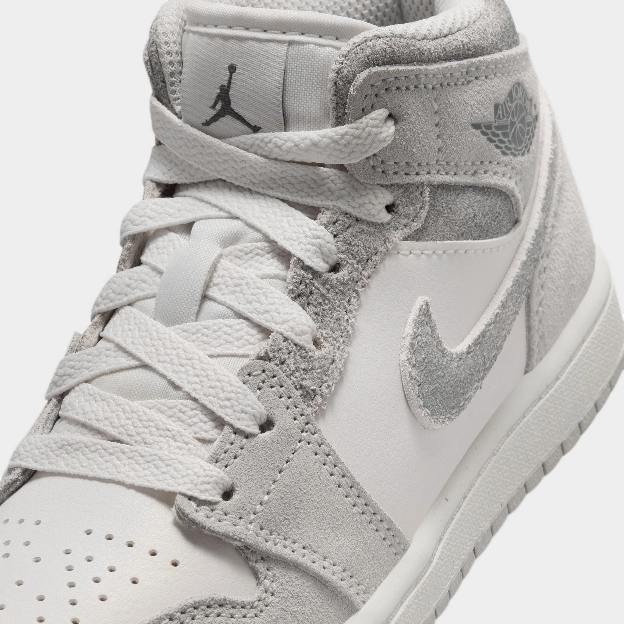 Jordan 1 Mid Neutral Grey / Smoke Grey - Sail