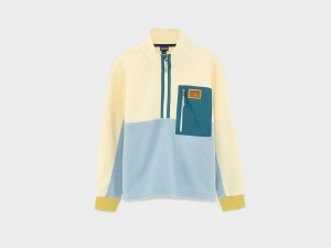 Kids' Microdini 1/2-Zip Fleece Pullover (251 / G / BLUE)