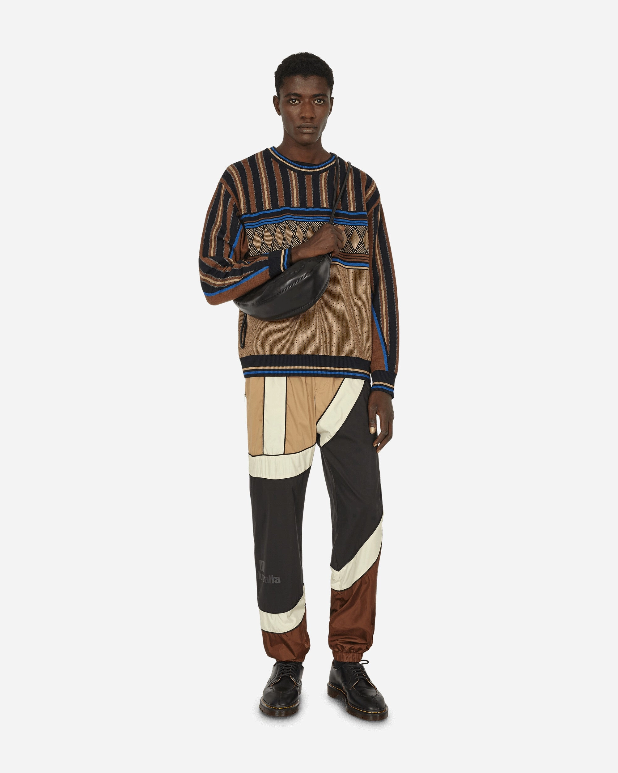 Kuti Knitted Crewneck Sweater Brown