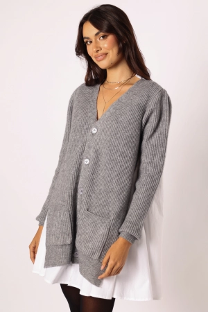 Lina Mini Dress - Grey
