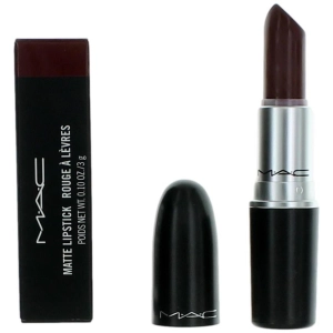 MAC Women's Matte Lipstick - Creamy Finish Long-Wearing, 613 Sin, 0.10 oz