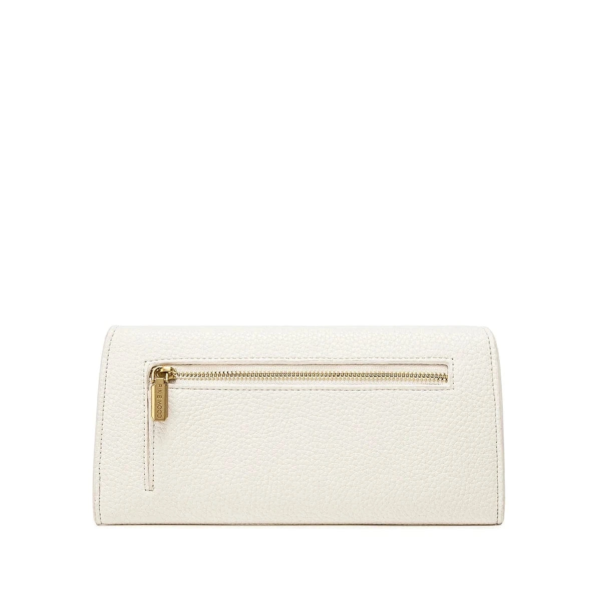 Mavis Vegan Leather Wallet | Coconut Cream Pebbled
