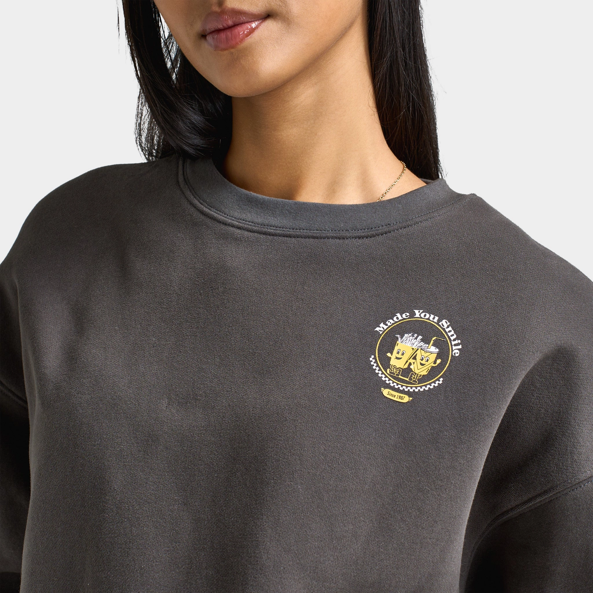 Mayfair Women's Made You Smile Crewneck / Jet