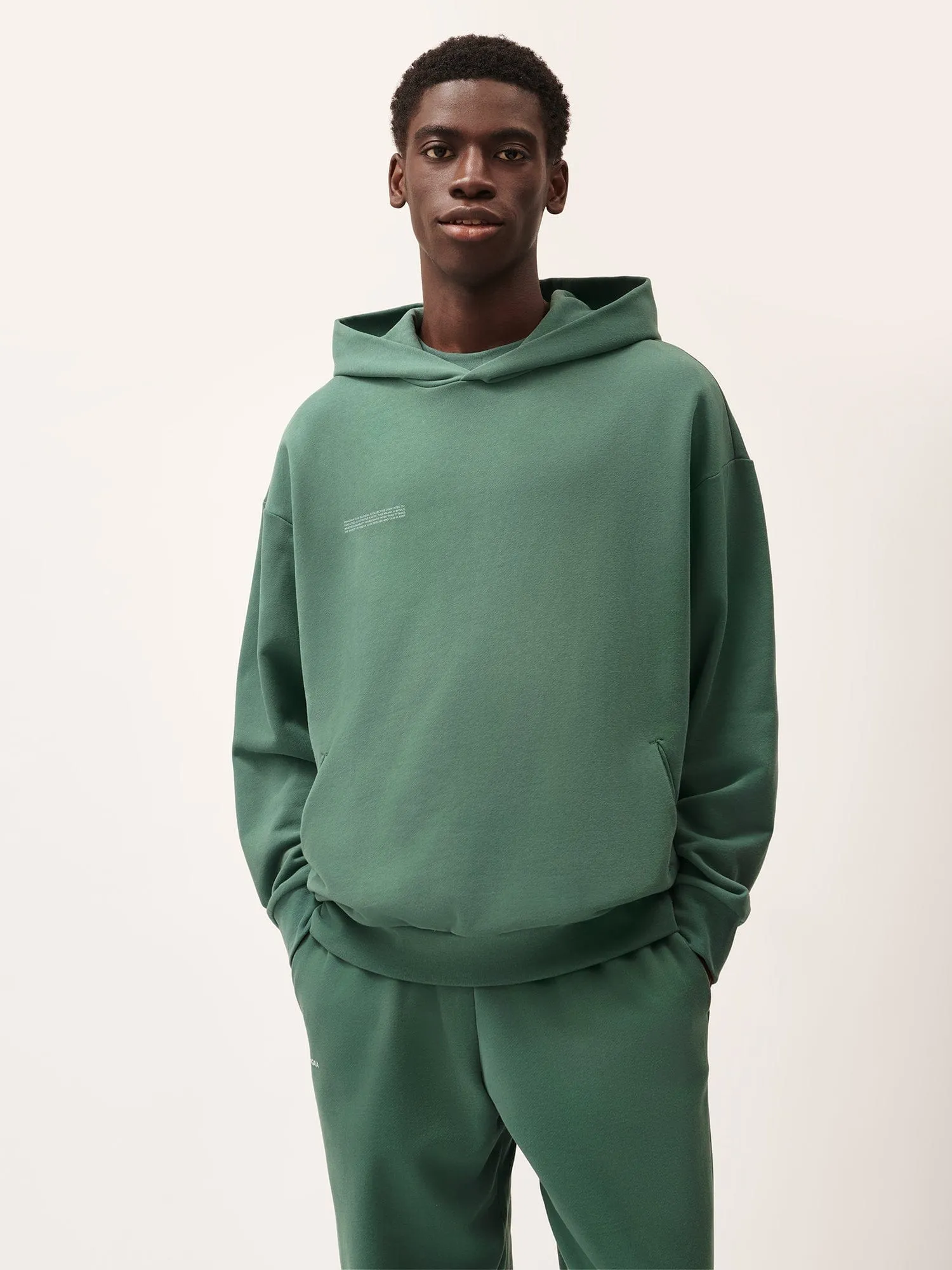 Mens 365 Midweight Hoodie—forest green