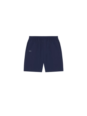 Mens DNA Double Jersey Panelled Shorts—navy