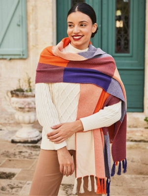 Meridian Organic Cotton Scarf | Mandarin