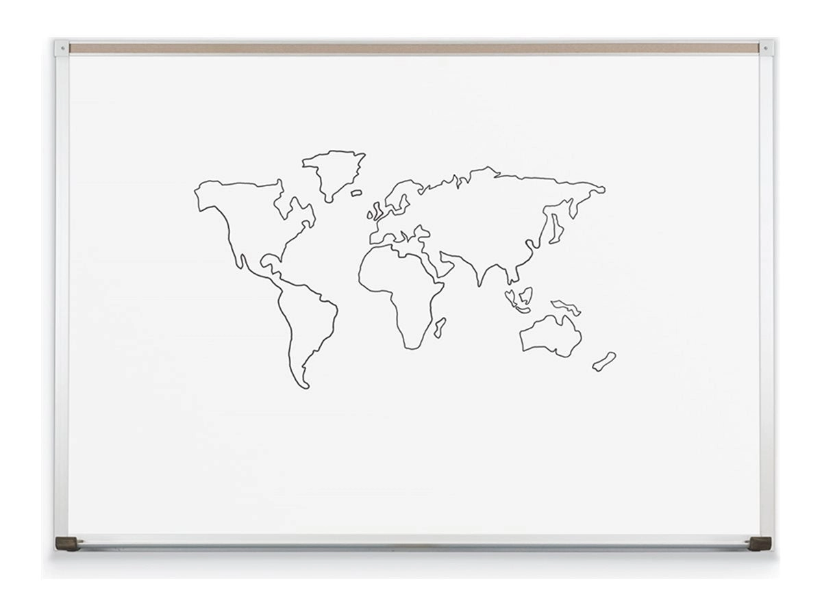 MooreCo Dura-Rite - Whiteboard - wall mountable - 48 in x 35.98 in - high pressure laminate (HPL) - white 212AC