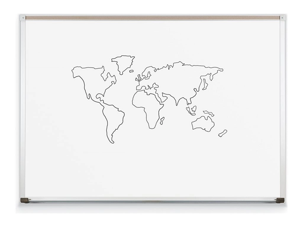 MooreCo Dura-Rite - Whiteboard - wall mountable - 48 in x 35.98 in - high pressure laminate (HPL) - white 212AC