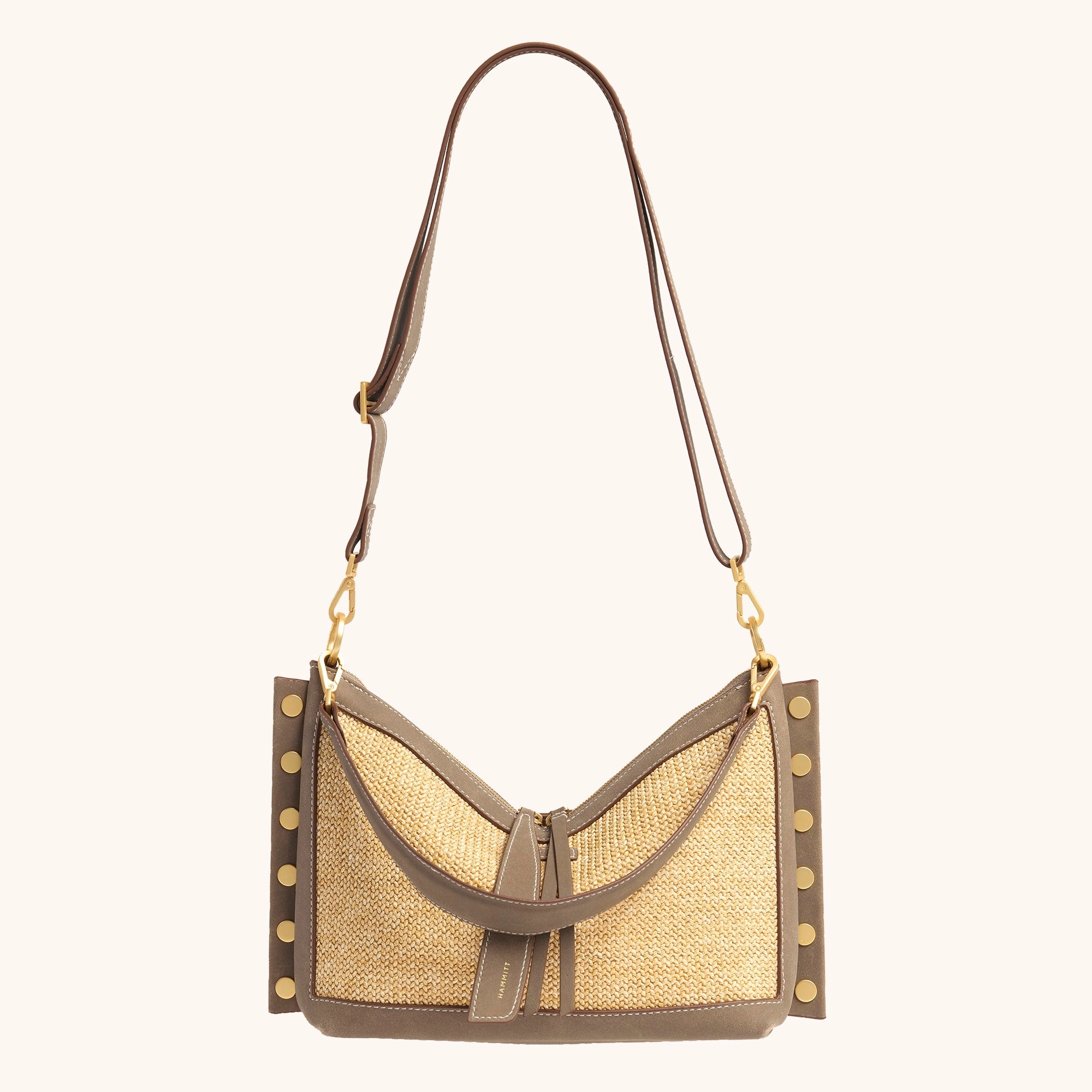 Mr. G | Pewter Raffia/Brushed Gold | Med