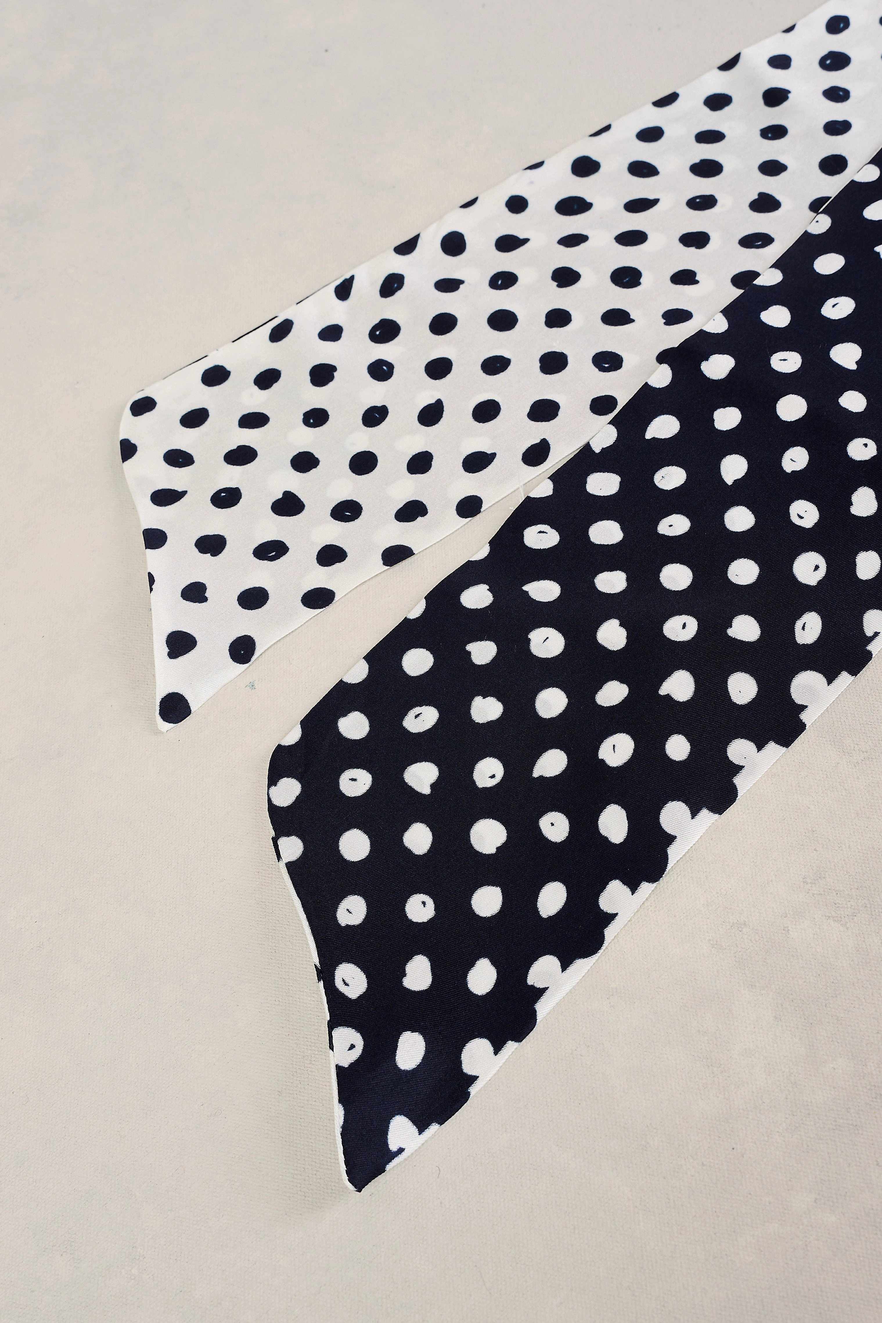 Navy Spot Silk Necktie