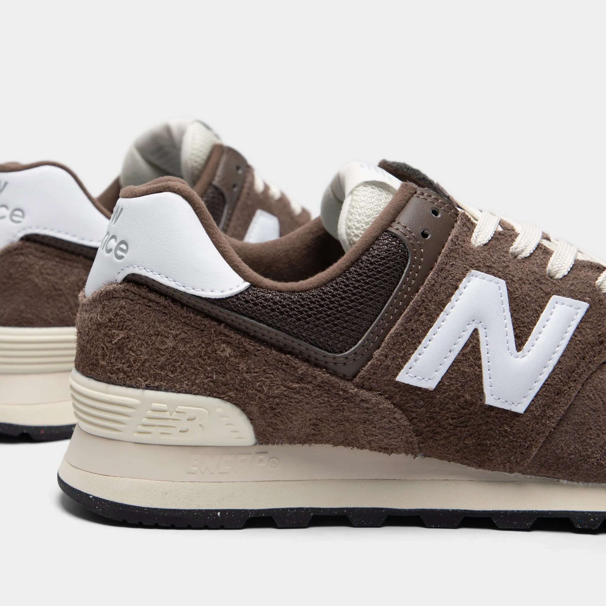 New Balance 574 Brown / White