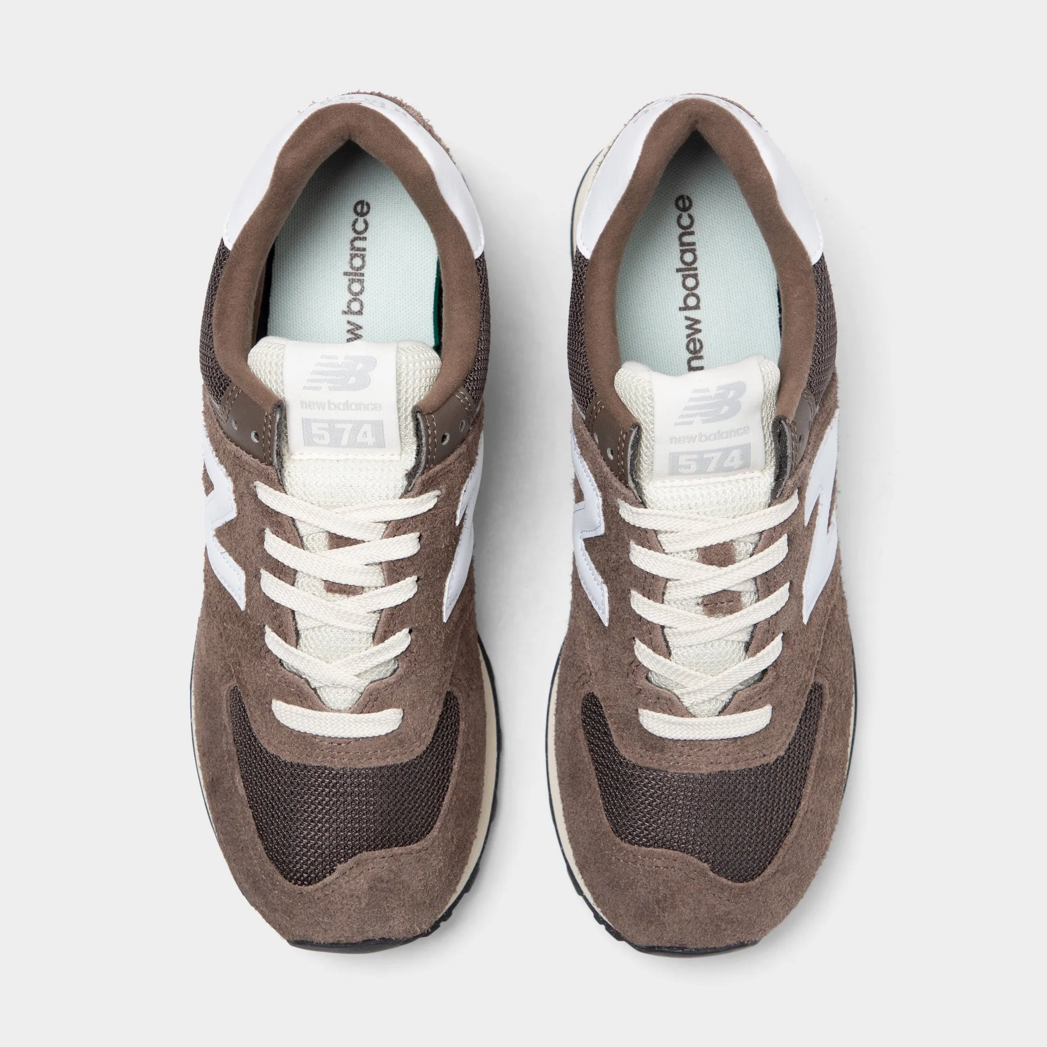 New Balance 574 Brown / White