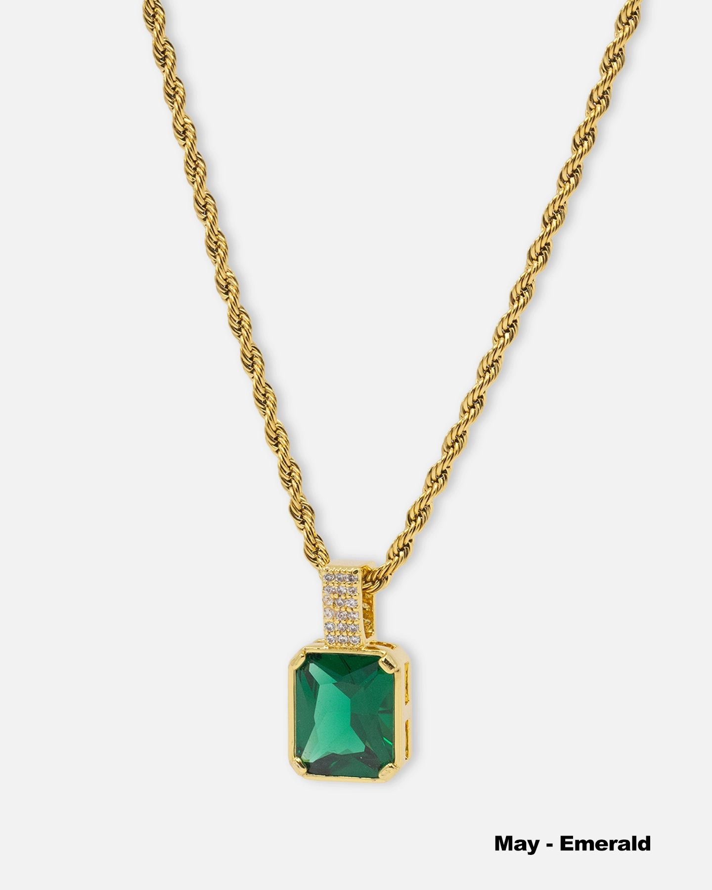 NXS Birthstone Pendant Iced Multi