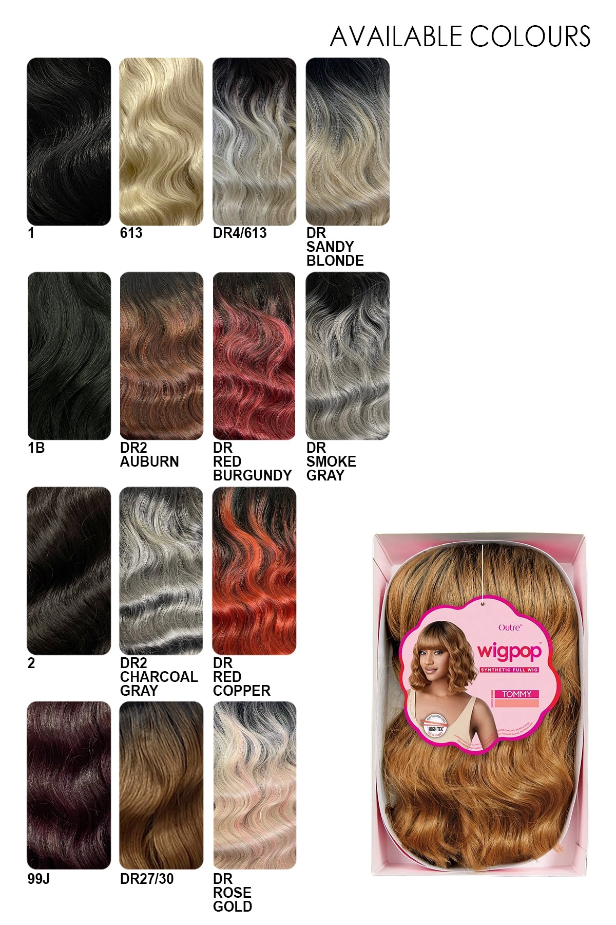 OUTRE WIGPOP FULL WIG - TOMMY