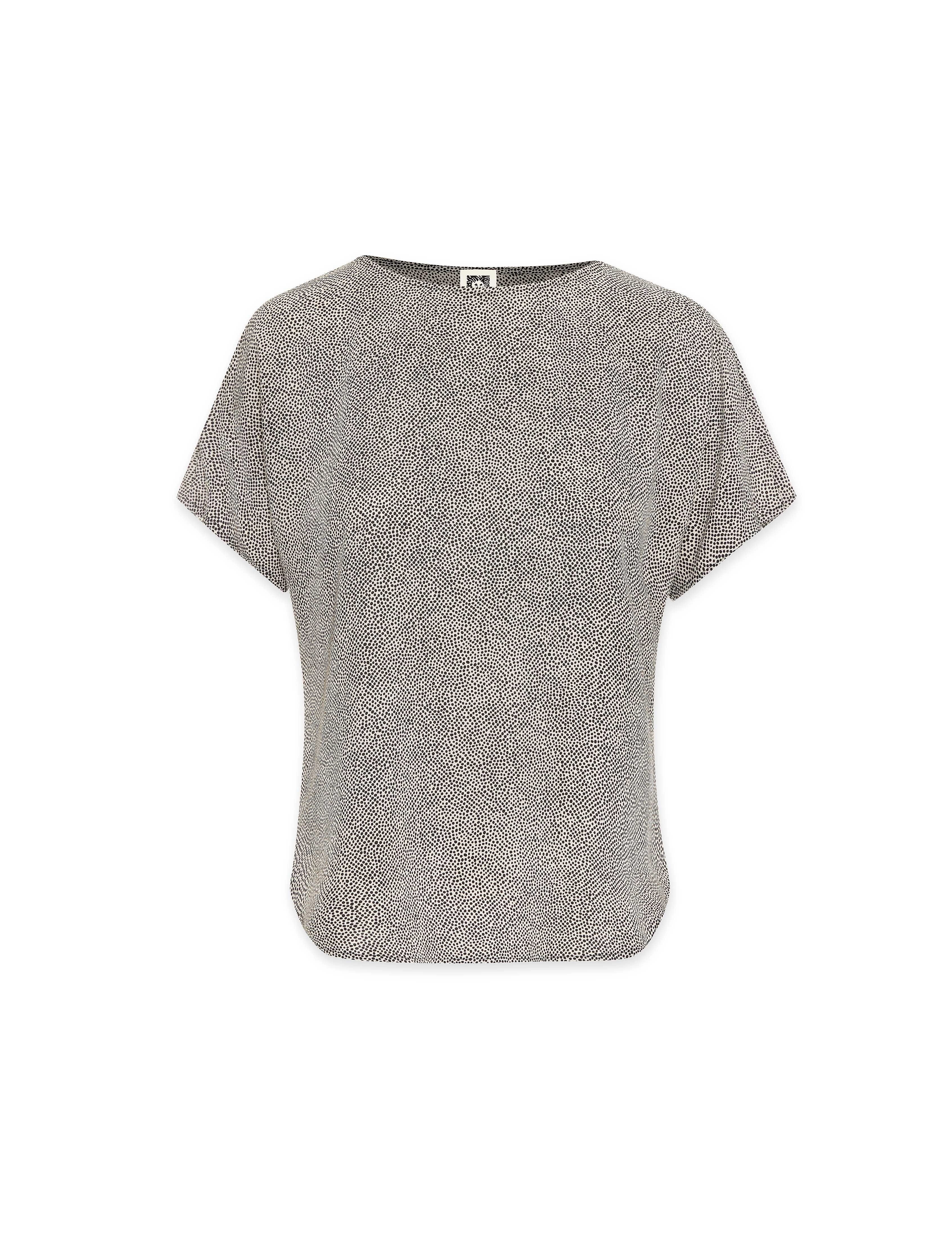 Petite Rambling Mini Dot Bateau Blouse