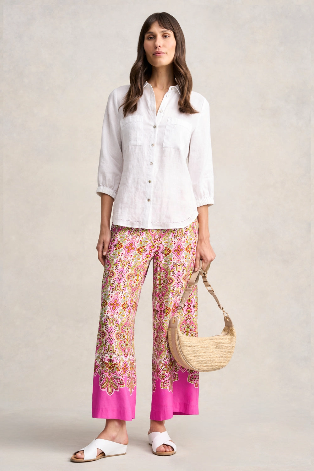 Printed 7/8 Pant - Moroccan Tile Print
