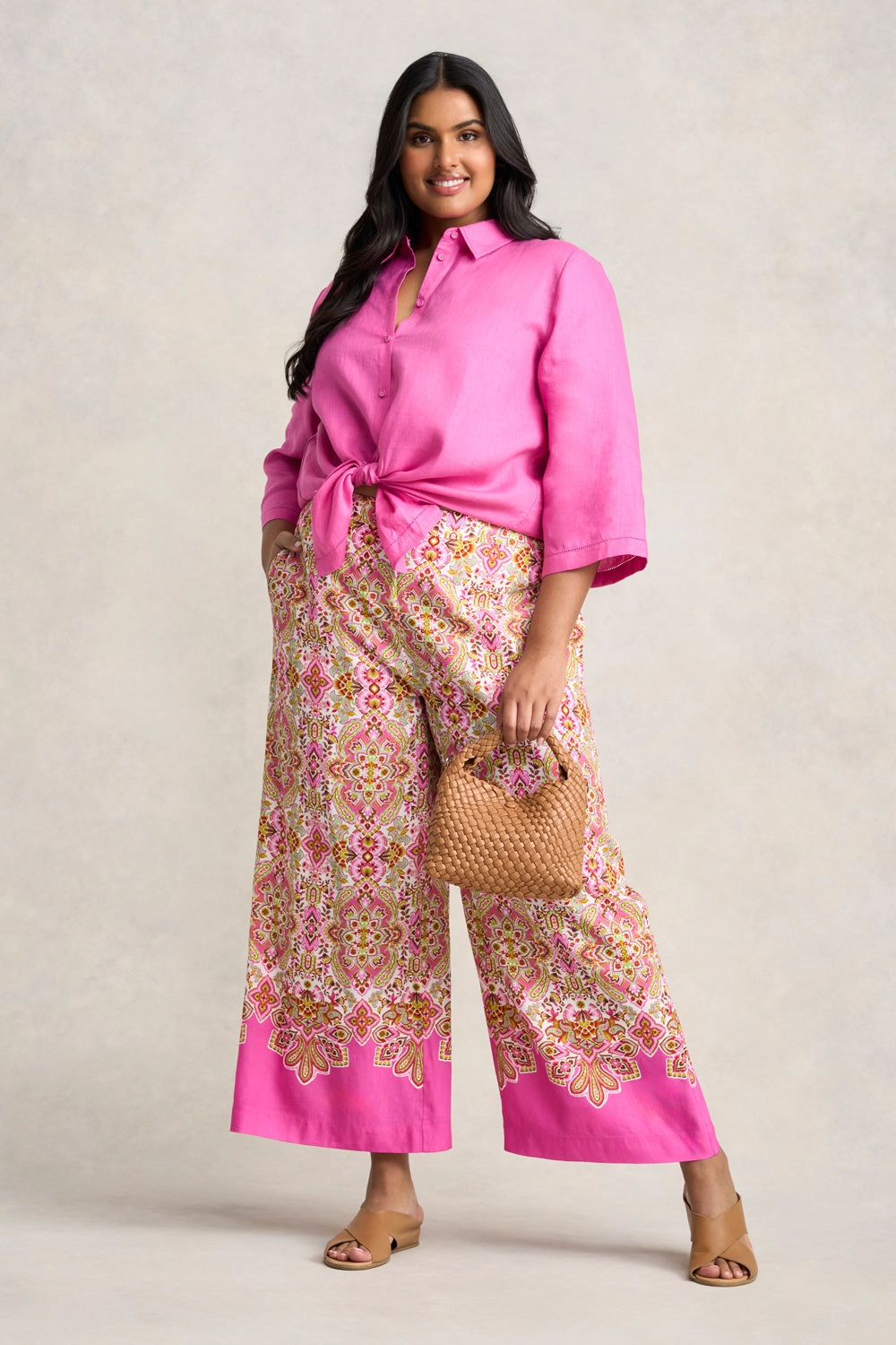 Printed 7/8 Pant - Moroccan Tile Print
