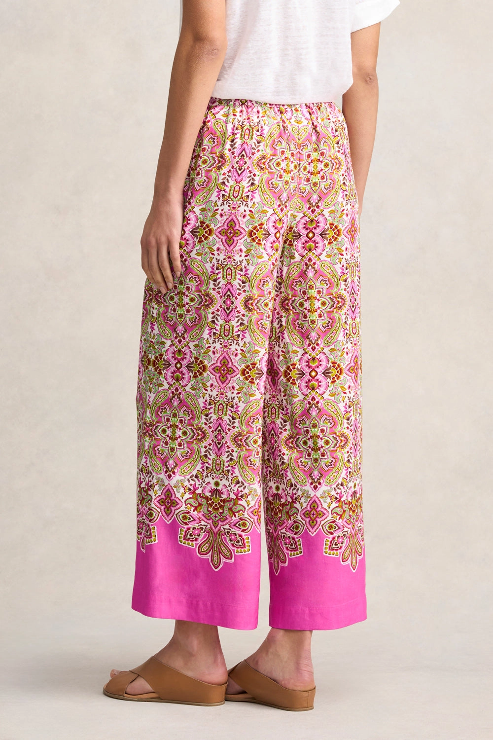 Printed 7/8 Pant - Moroccan Tile Print