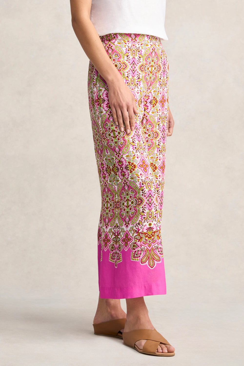 Printed 7/8 Pant - Moroccan Tile Print
