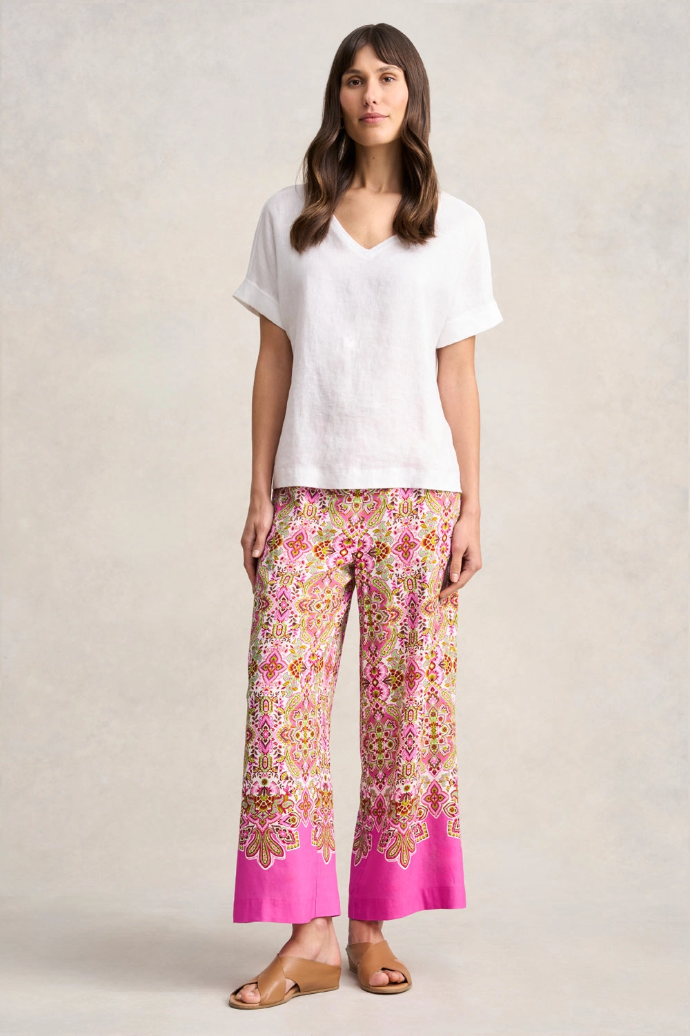 Printed 7/8 Pant - Moroccan Tile Print