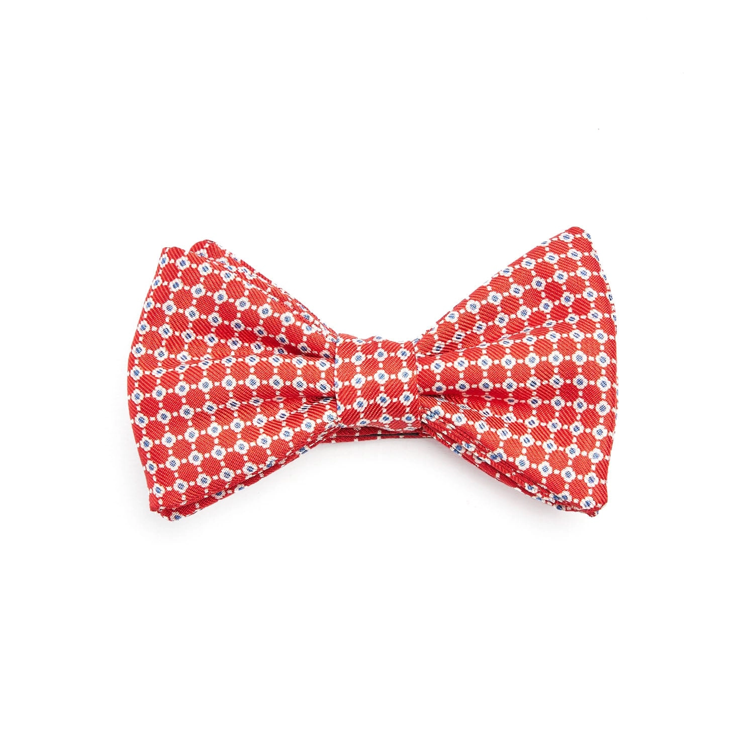 RED PRE-KNOTTED SILK BOWTIE