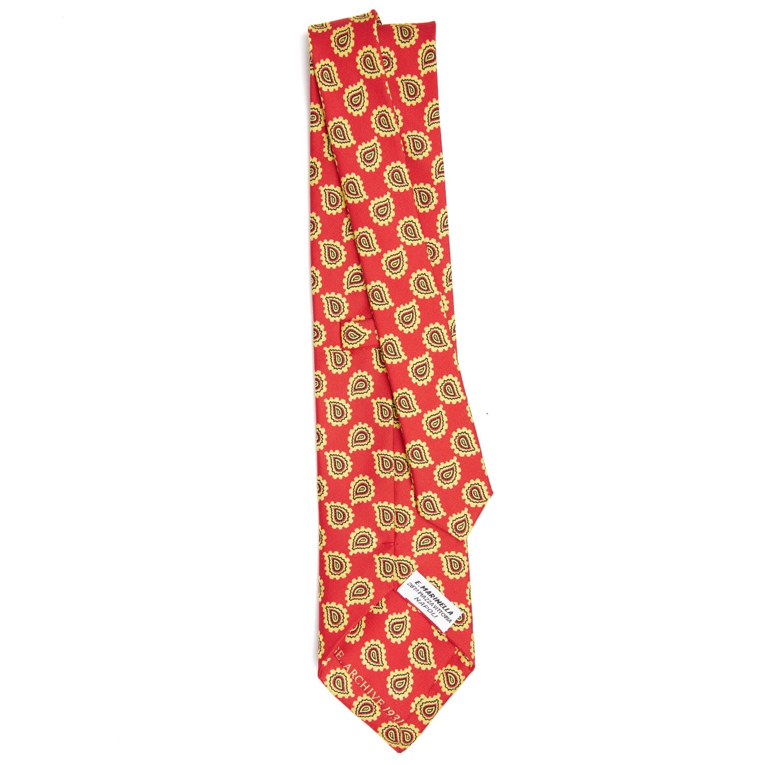 RED SILK TIE