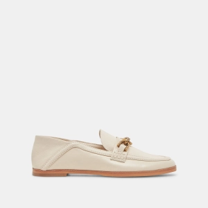 REIGN FLATS IVORY LEATHER - re:vita