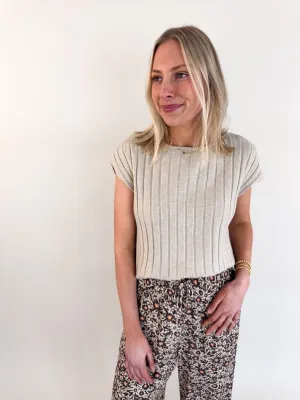 Rider Button Detailed Sleeveless Sweater