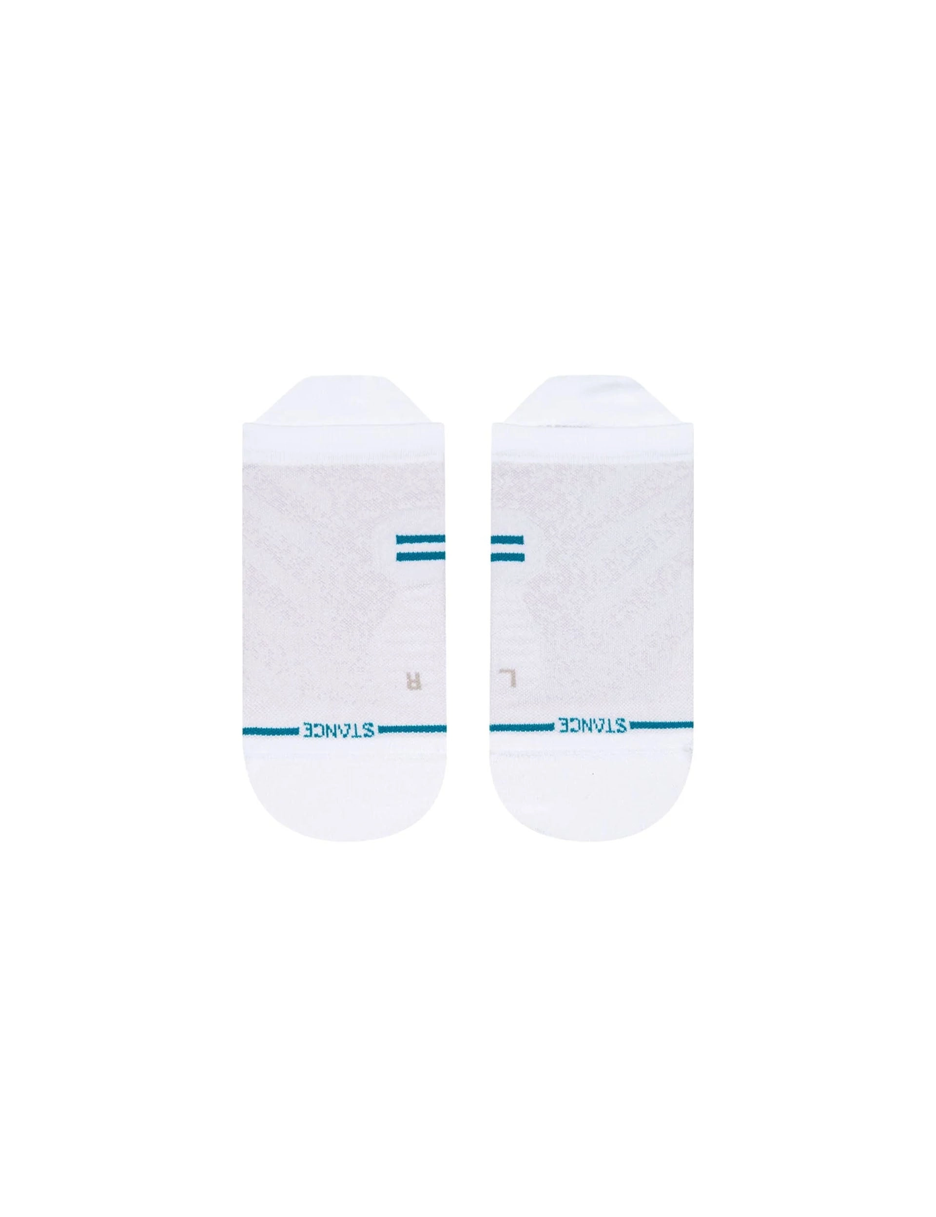Run Ultra Light Tab Sock - White