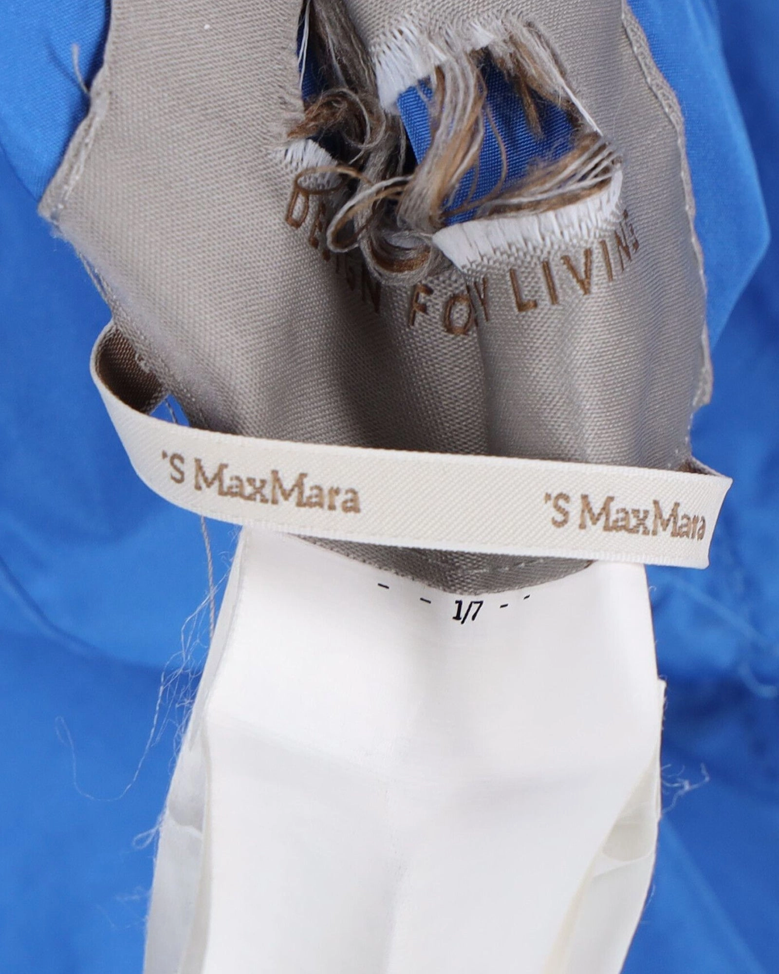 'S Max Mara Windbreaker Jacket in Blue Polyester
