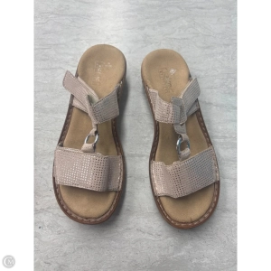 Sandals Flats By Riekers In Tan, Size: 8