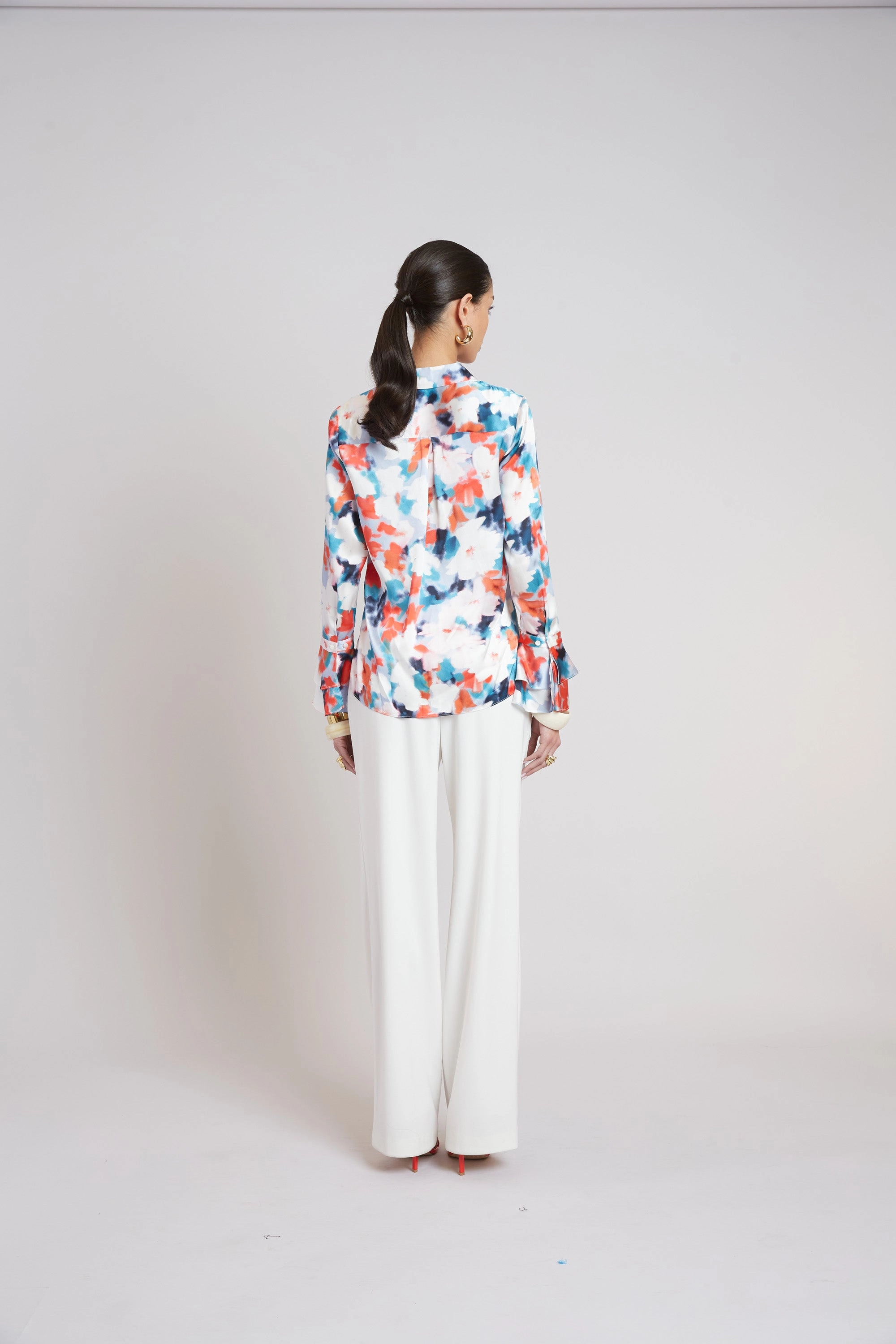 Silk Monet Garden Shirt
