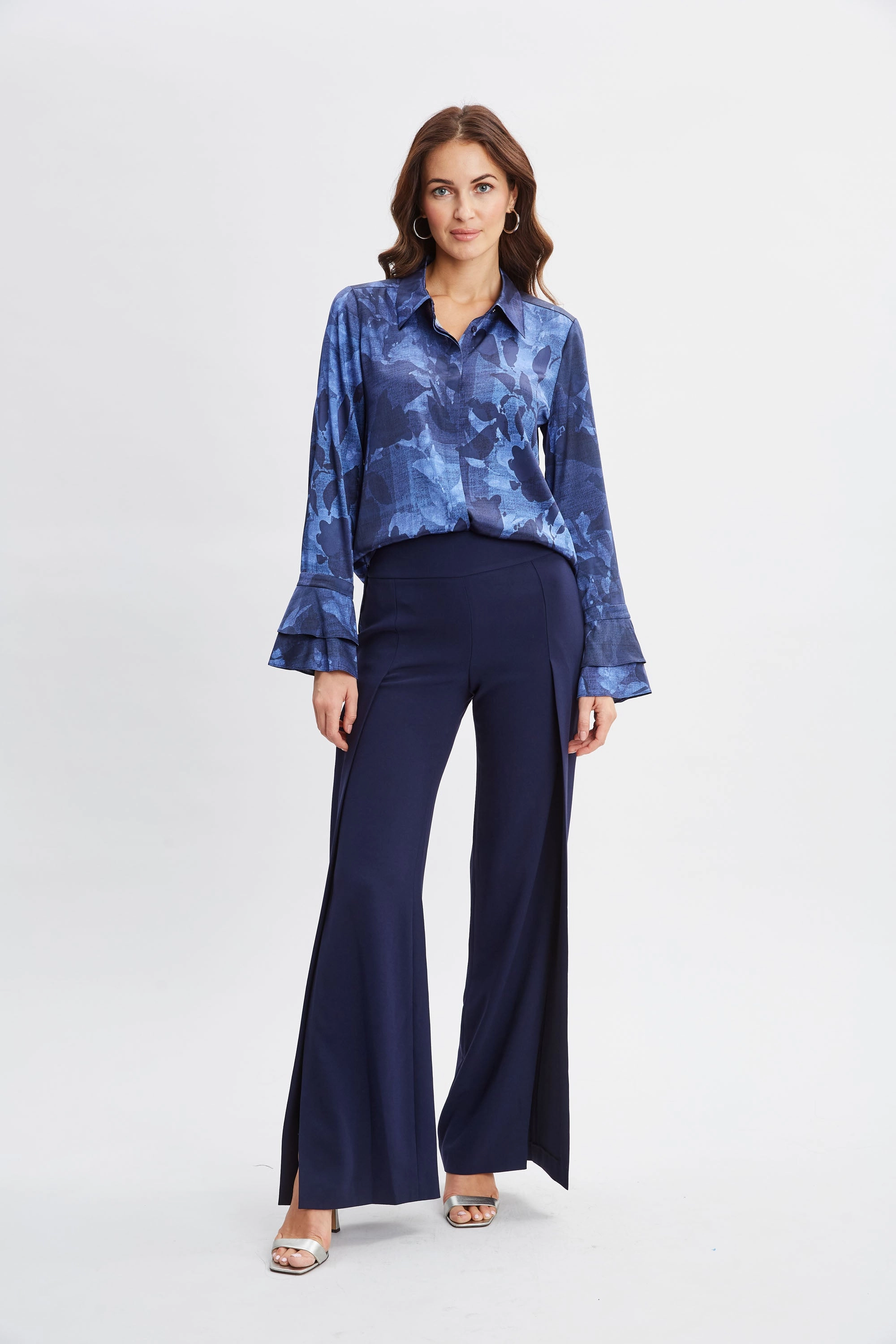 Silk Satin Night Shadow Shirt