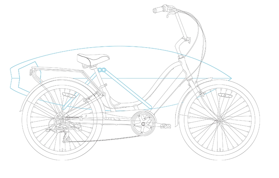 sixthreezero Relaxed Body 7-Speed Recumbent Comfort Bike