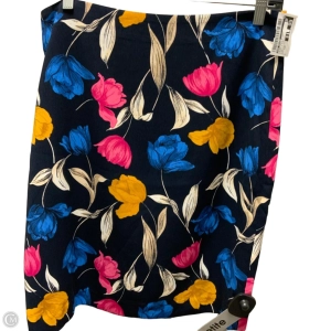 Skirt Mini & Short By Ann Taylor In Black & Blue, Size: 12p