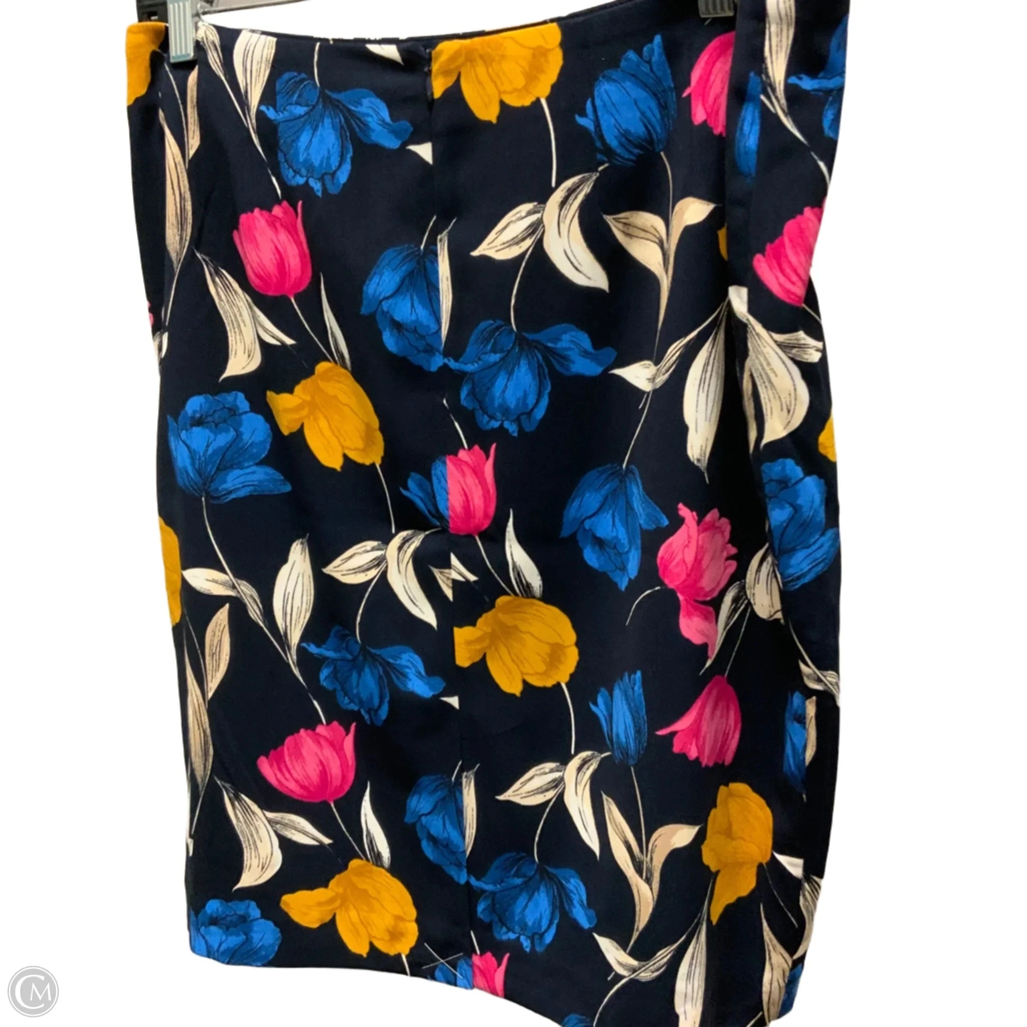 Skirt Mini & Short By Ann Taylor In Black & Blue, Size: 12p