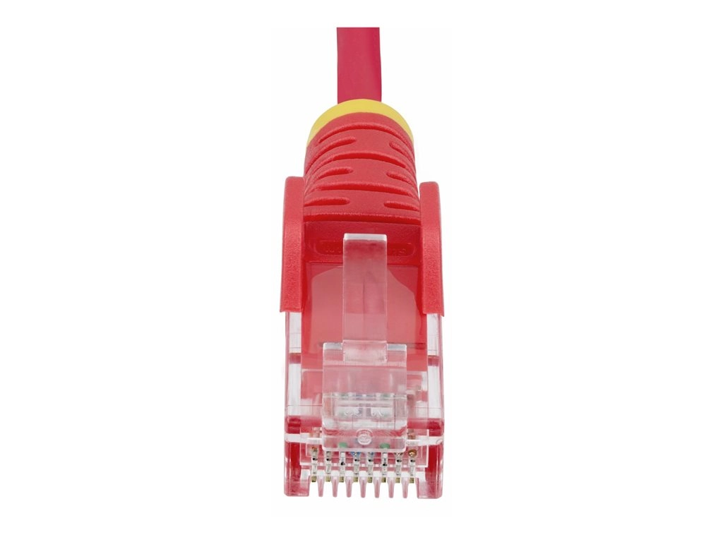 StarTech.com 10ft Red Slim CAT6 Ethernet Cable, Snagless, 28AWG, LSZH - Patch cable - RJ-45 (M) to RJ-45 (M) - 10 ft - 0.1 in N6PAT10RDS