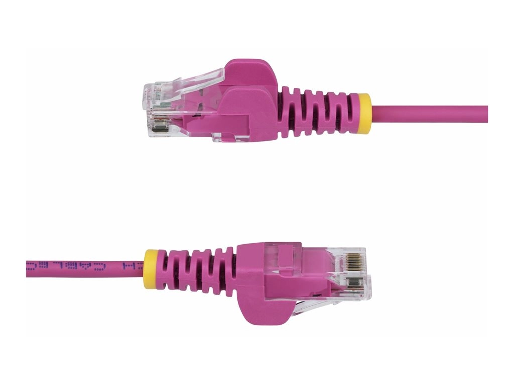 StarTech.com 5ft Pink Slim CAT6 Ethernet Cable, Snagless, 28AWG, LSZH - Patch cable - RJ-45 (M) to RJ-45 (M) - 5 ft - UTP - CAT N6PAT5PKS