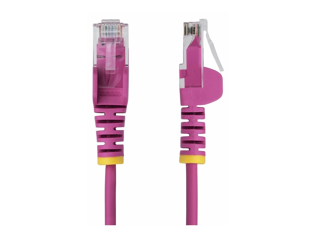 StarTech.com 5ft Pink Slim CAT6 Ethernet Cable, Snagless, 28AWG, LSZH - Patch cable - RJ-45 (M) to RJ-45 (M) - 5 ft - UTP - CAT N6PAT5PKS